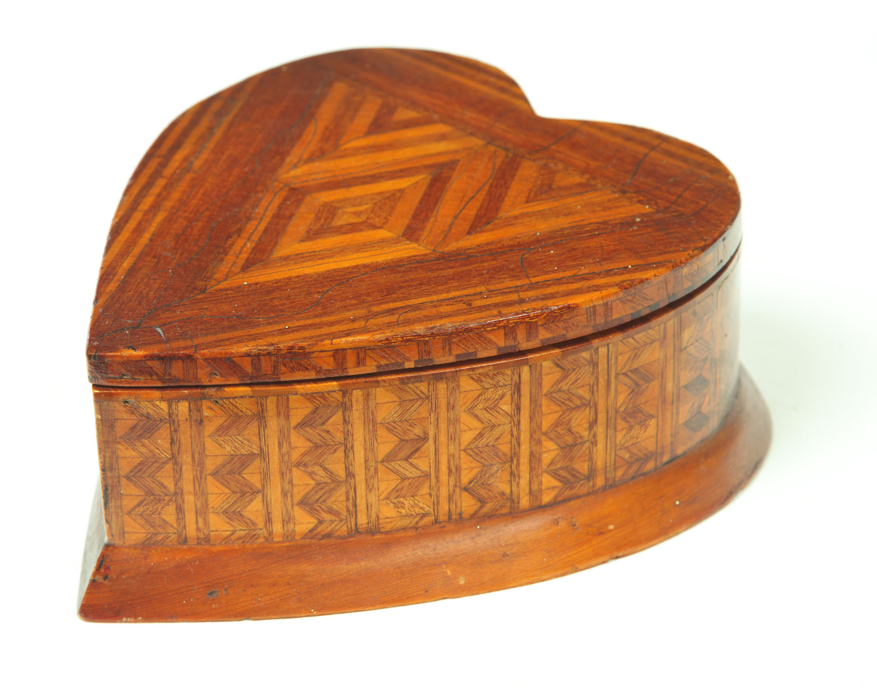 Appraisal: INLAID TRINKET OR DRESSER BOX American or English th century