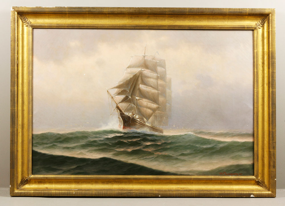 Appraisal: - Valenkamph Square Rigger O C Theodore Victor Carl Valenkamph