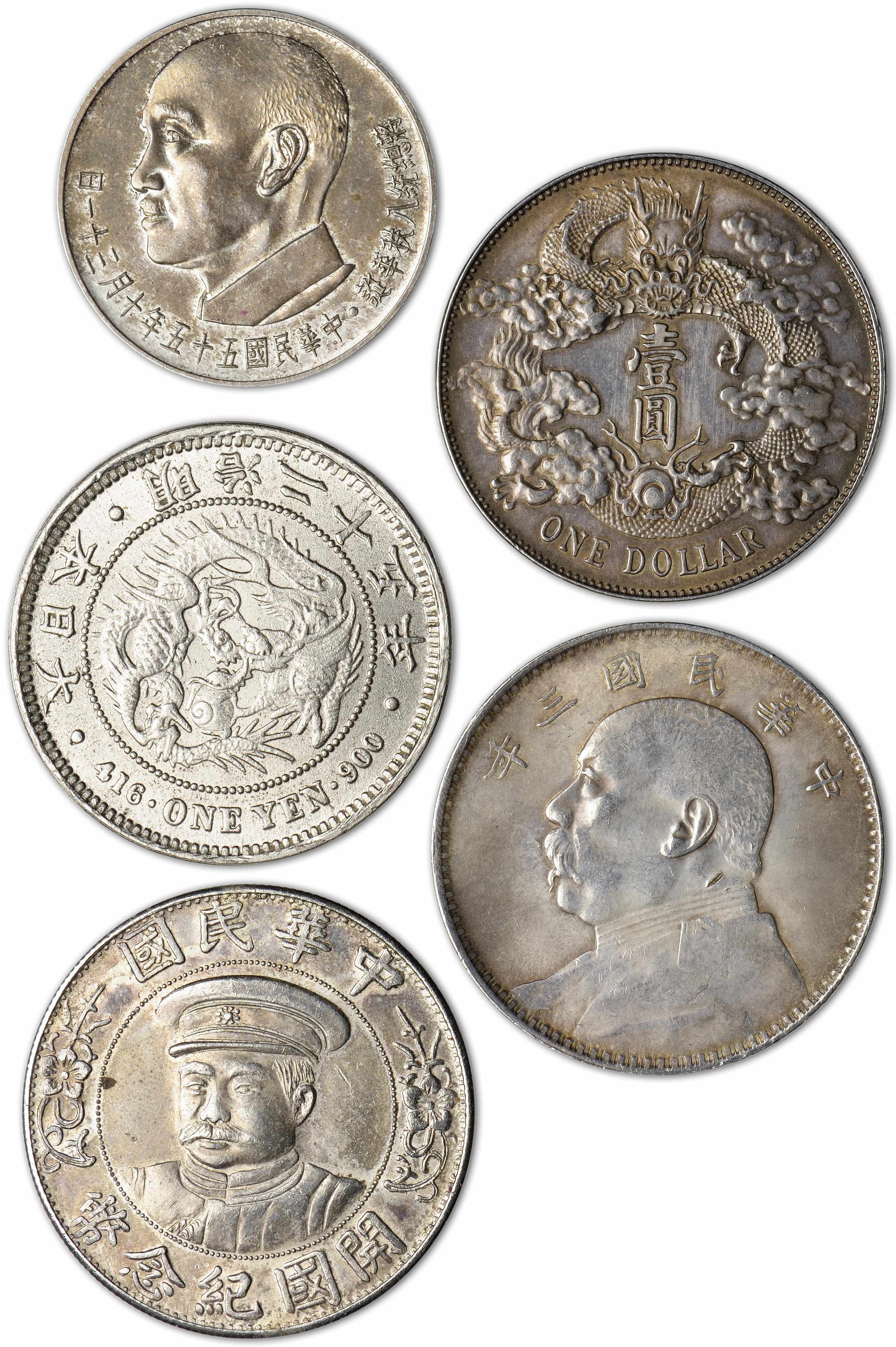 Appraisal: Collection of Chinese Republic Period Silver Coins Including issues of