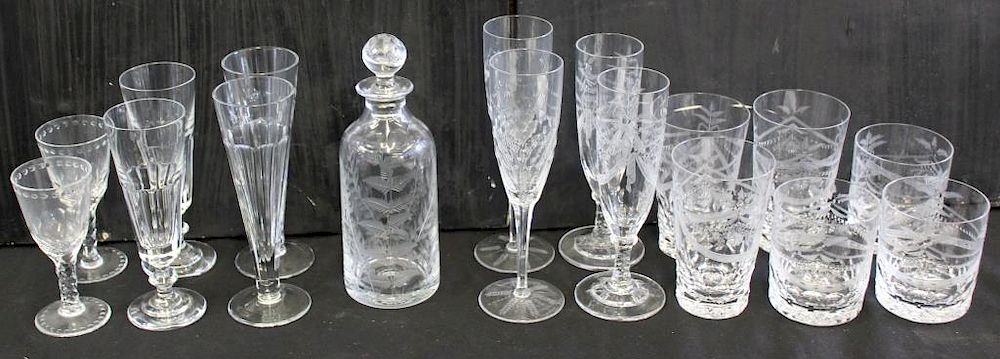 Appraisal: Assorted Lot of William Yeoward Crystal Together with Val St