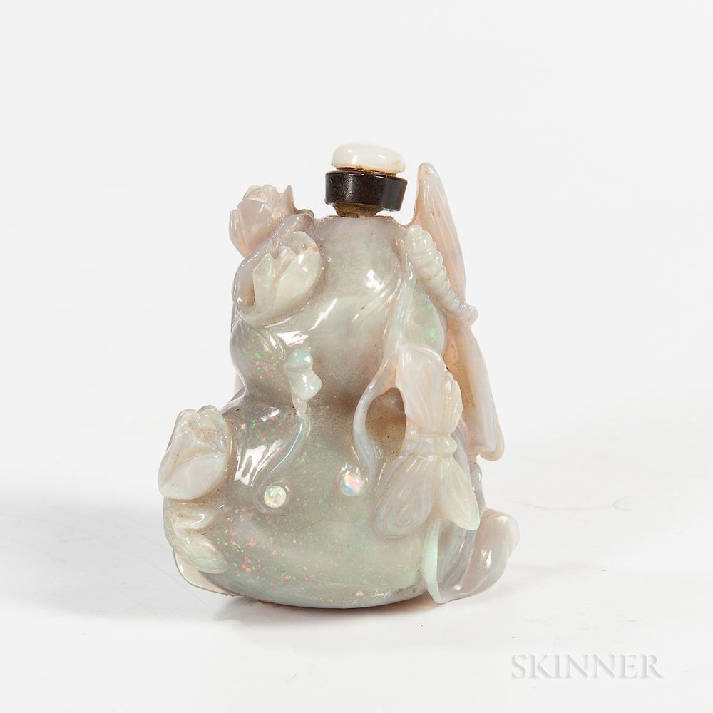 Appraisal: Opal Snuff Bottle Opal Snuff Bottle China th th century