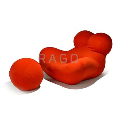 Appraisal: GAETANO PESCE Up series La Mama bergere no and ottoman