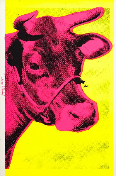 Appraisal: Andy Warhol American - Cow F S II Screenprint in