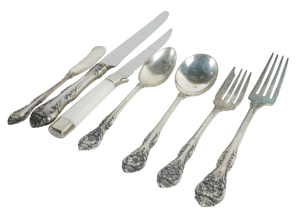 Appraisal: GORHAM STERLING FLATWARE SERVICEwith maker's marks further marked Sterling comprising