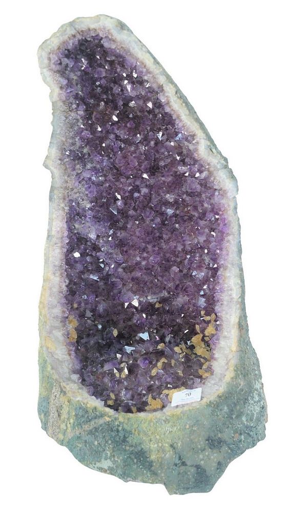 Appraisal: Large Amethyst Geode Specimen height inches width inches Provenance The