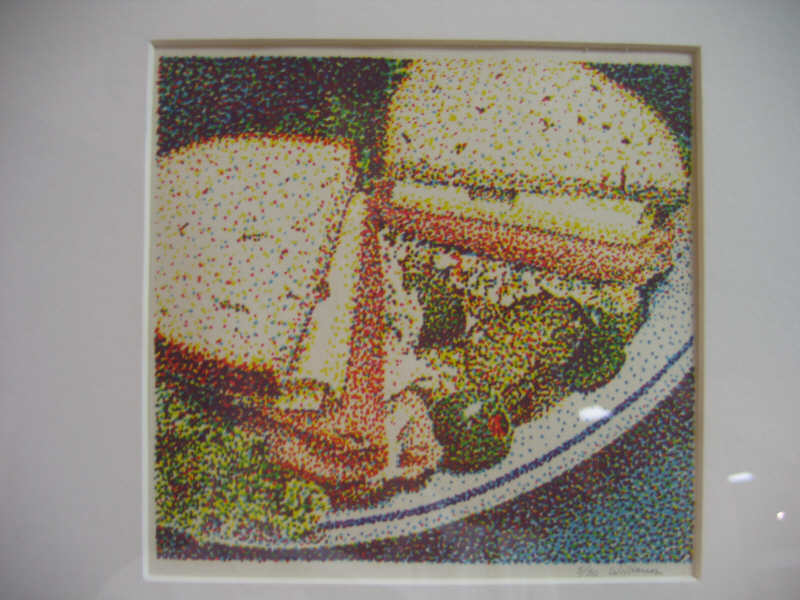 Appraisal: JERRY WILKERSON AMERICAN B Sandwich silkscreen on paper pencil numbered