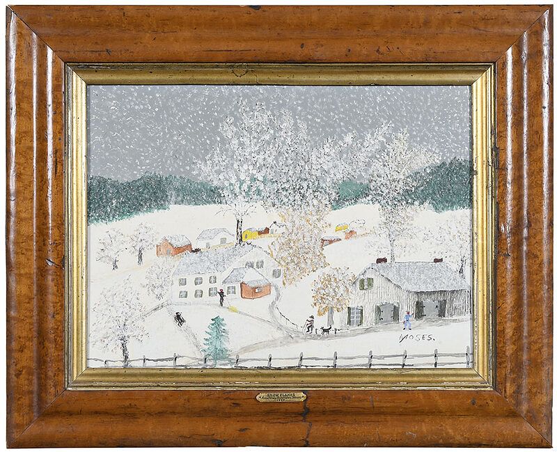 Appraisal: Grandma Moses Anna Mary Robertson Moses New York Virginia -