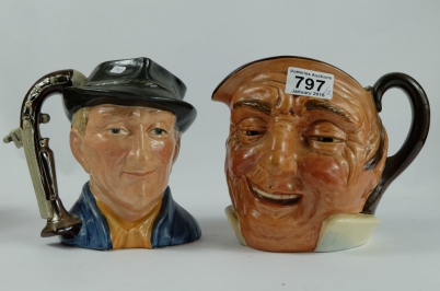 Appraisal: Royal Doulton large character jugs Farmer John and The Antique