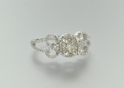 Appraisal: An Antique Style Diamond Ring A solitaire diamond apprx carats