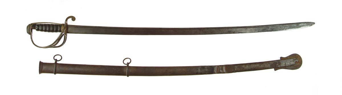 Appraisal: NATIONAL LANCERS-BOSTON MASSACHUSETTS EXTREMELY RARE U S MODEL DRAGOON SWORD