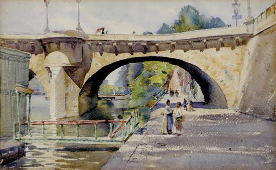 Appraisal: Florence Vincent Robinson attributed to New York - OLD BRIDGE