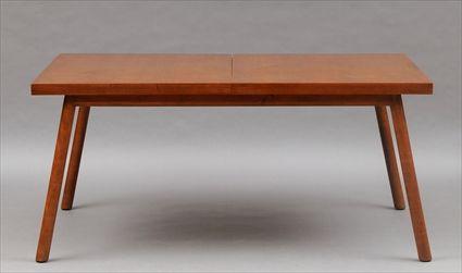 Appraisal: T H Robsjohn-Gibbings for Widdicomb Mahogany Extending Dining Table with