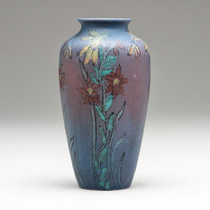 Appraisal: Louise Abel for Rookwood Pottery German-American - Mat Floral Vase