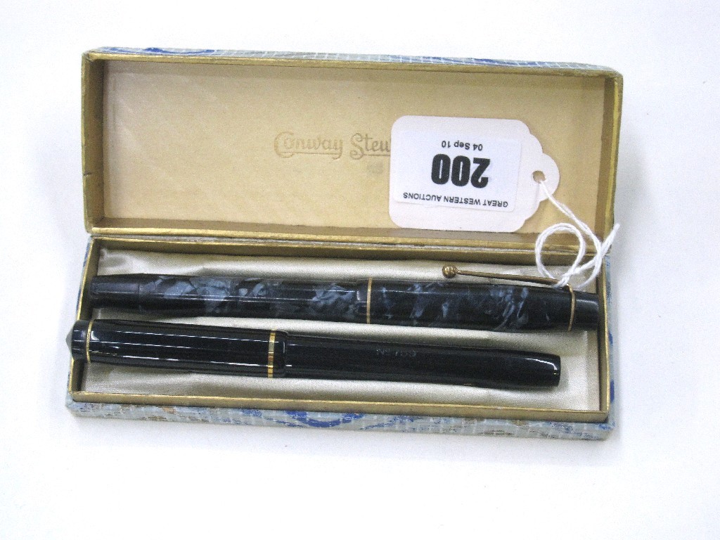 Appraisal: Lot comprising Onoto fountain pen and a Conway Stewart No