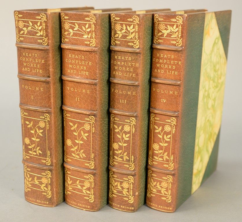 Appraisal: Four volumes John Keats The Complete Works and Life vol