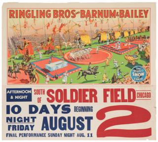 Appraisal: Ringling Brothers and Barnum Bailey in Chicago N p ca