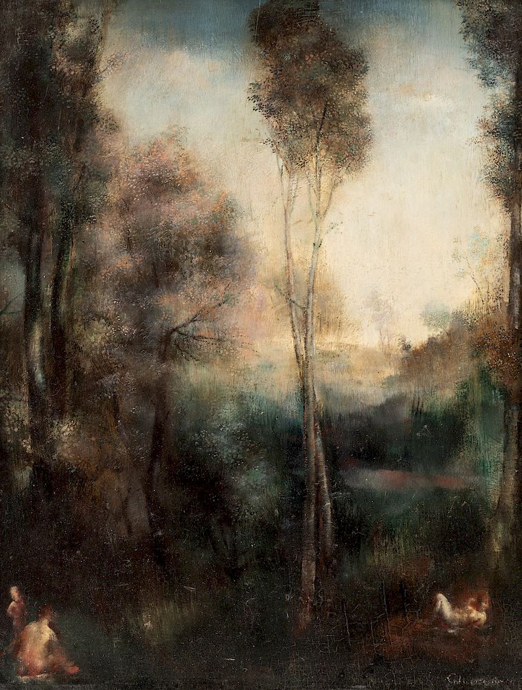 Appraisal: GRIGORY GLUCKMANN RUSSIAN - GRIGORY GLUCKMANN RUSSIAN - Paysage Three