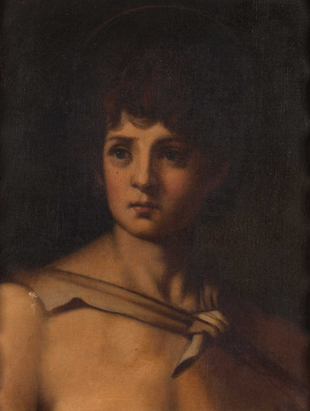 Appraisal: Artist Unknown th century St John the Baptist Oil on