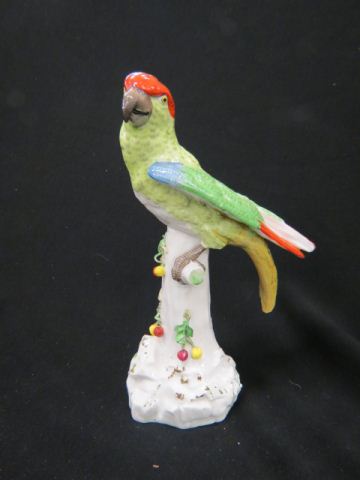 Appraisal: Fine Porcelain Figurine of a Green Parrot crown marks