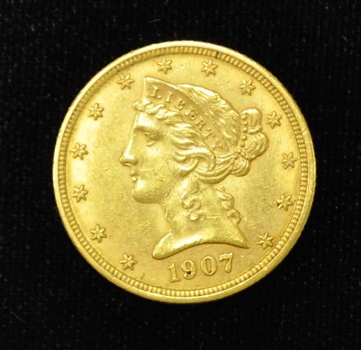 Appraisal: COINS -D gold coin XF