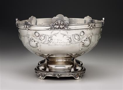 Appraisal: Impressive sterling silver repousse presentation bowl gorham corporation birmingham england