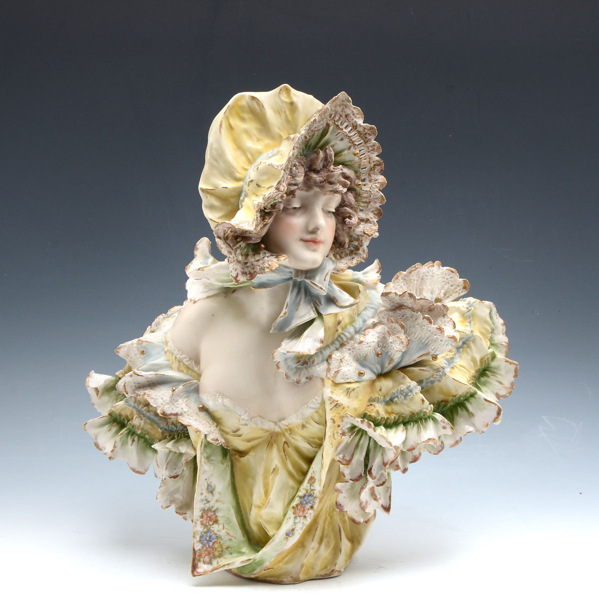 Appraisal: AMPHORA TEPLITZ BOHEMIAN BUST Reissner Stellmacher Kessel circa porcelain bust