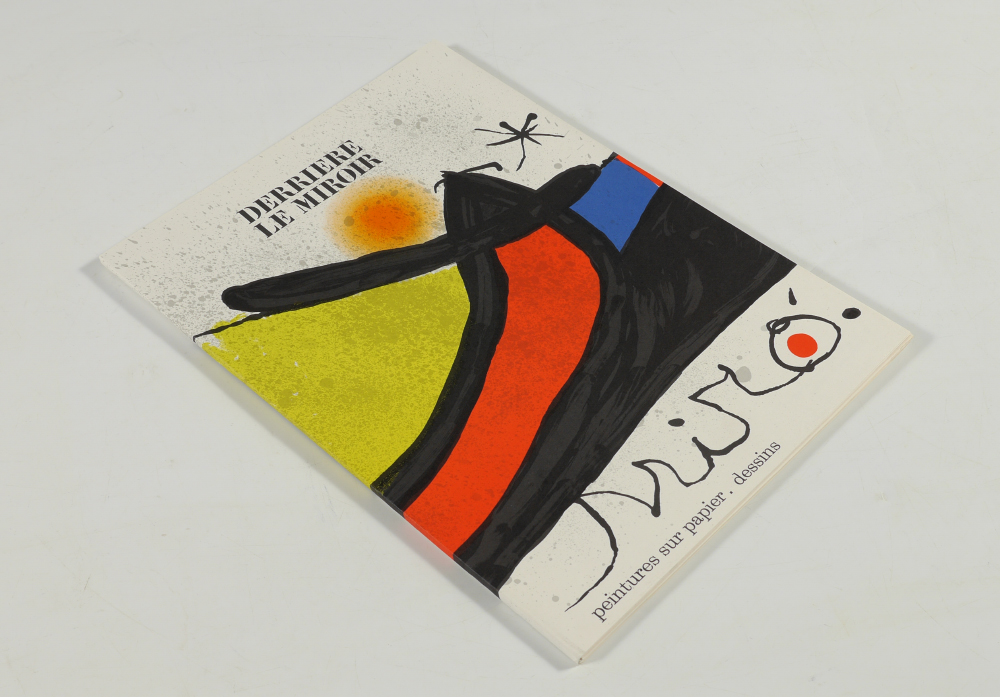 Appraisal: DERRIERE LE MIRIOR JOAN MIRO pages cover and index page