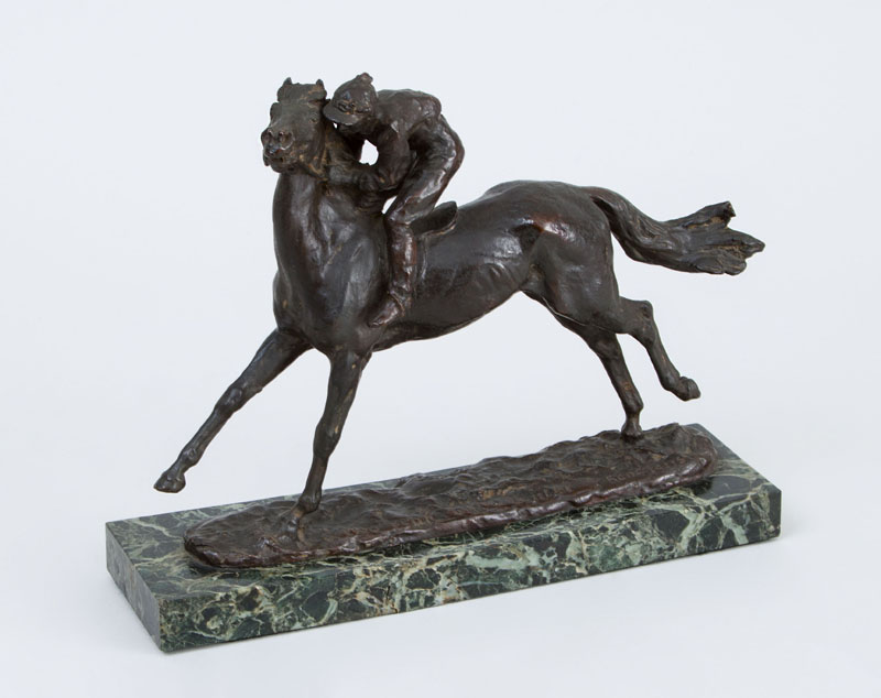 Appraisal: REN PARIS - A TWO YEAR OLD'S CANTER Bronze inscribed