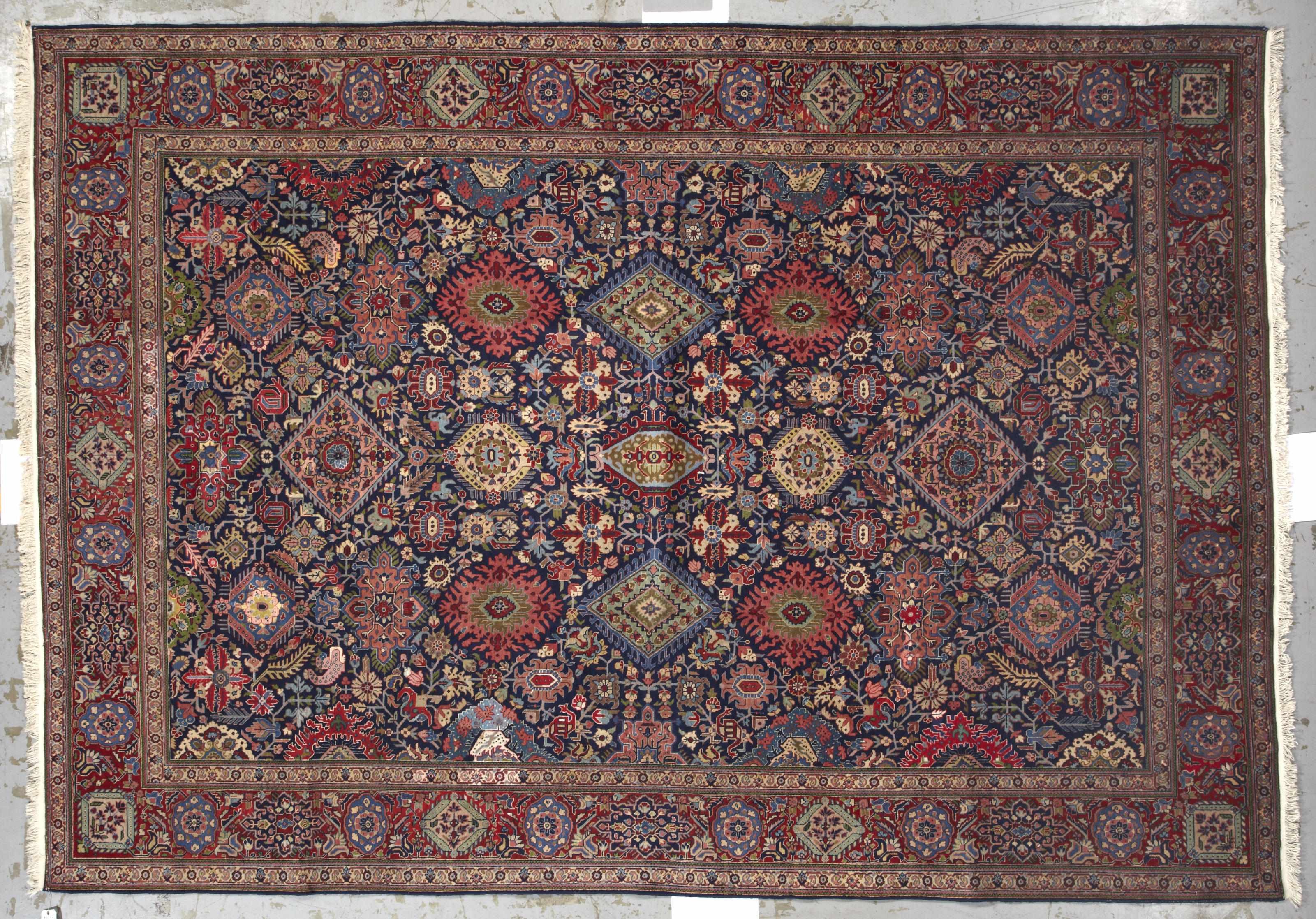 Appraisal: A Tabriz carpet Northwest Persiacirca size approximately ft in x