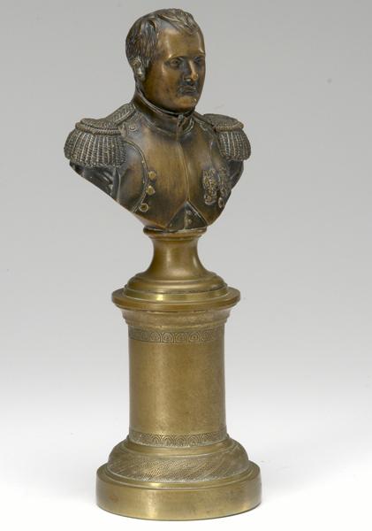 Appraisal: ANTONIO CANOVA Bronze bust of Napoleon in full military regalia