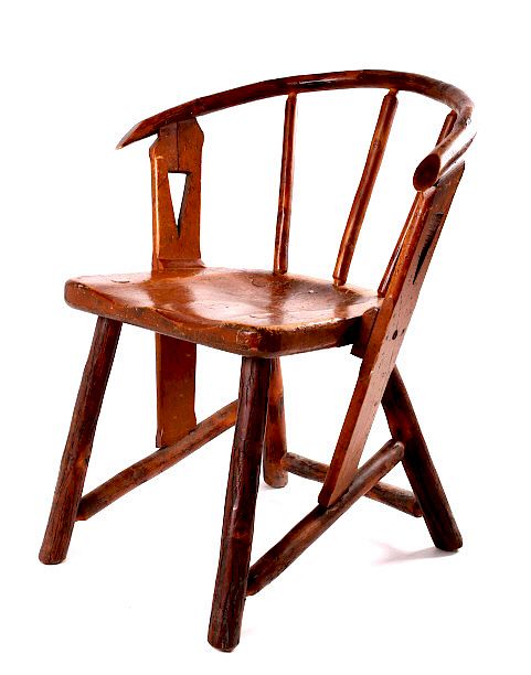 Appraisal: Old Hickory Bent-Back Chair circa - For your consideration is