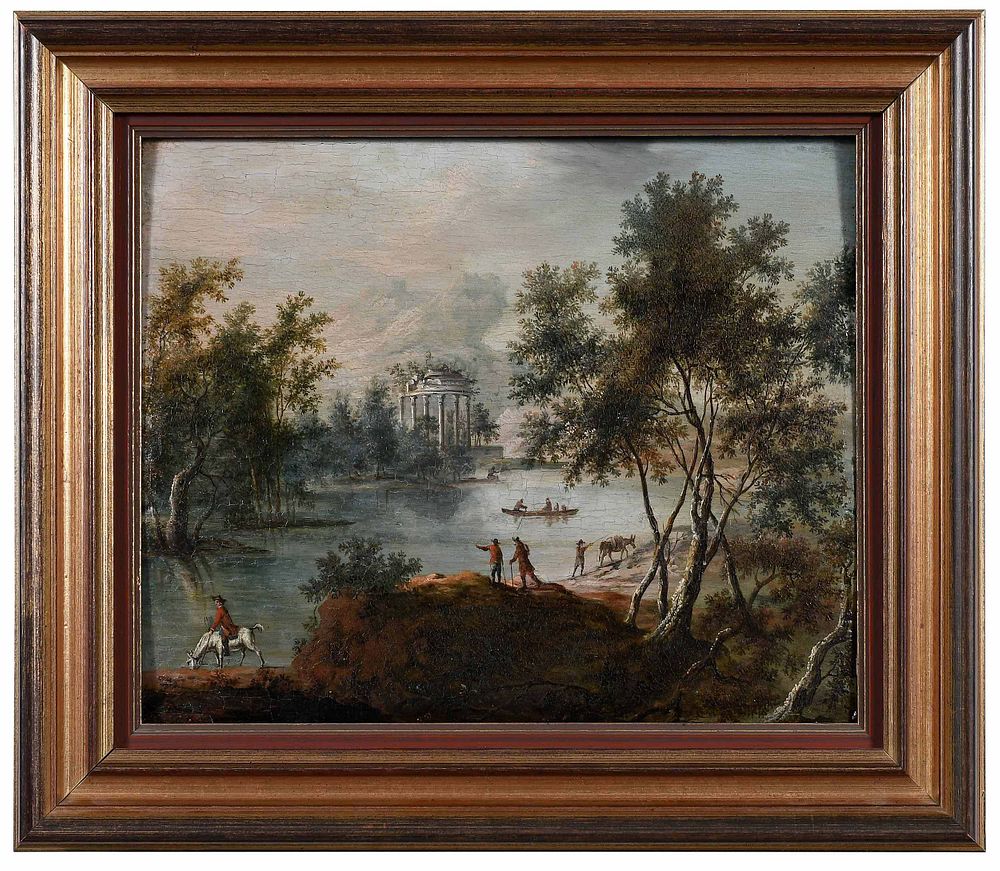 Appraisal: Follower of Frederik de Moucheron Dutch - View of a