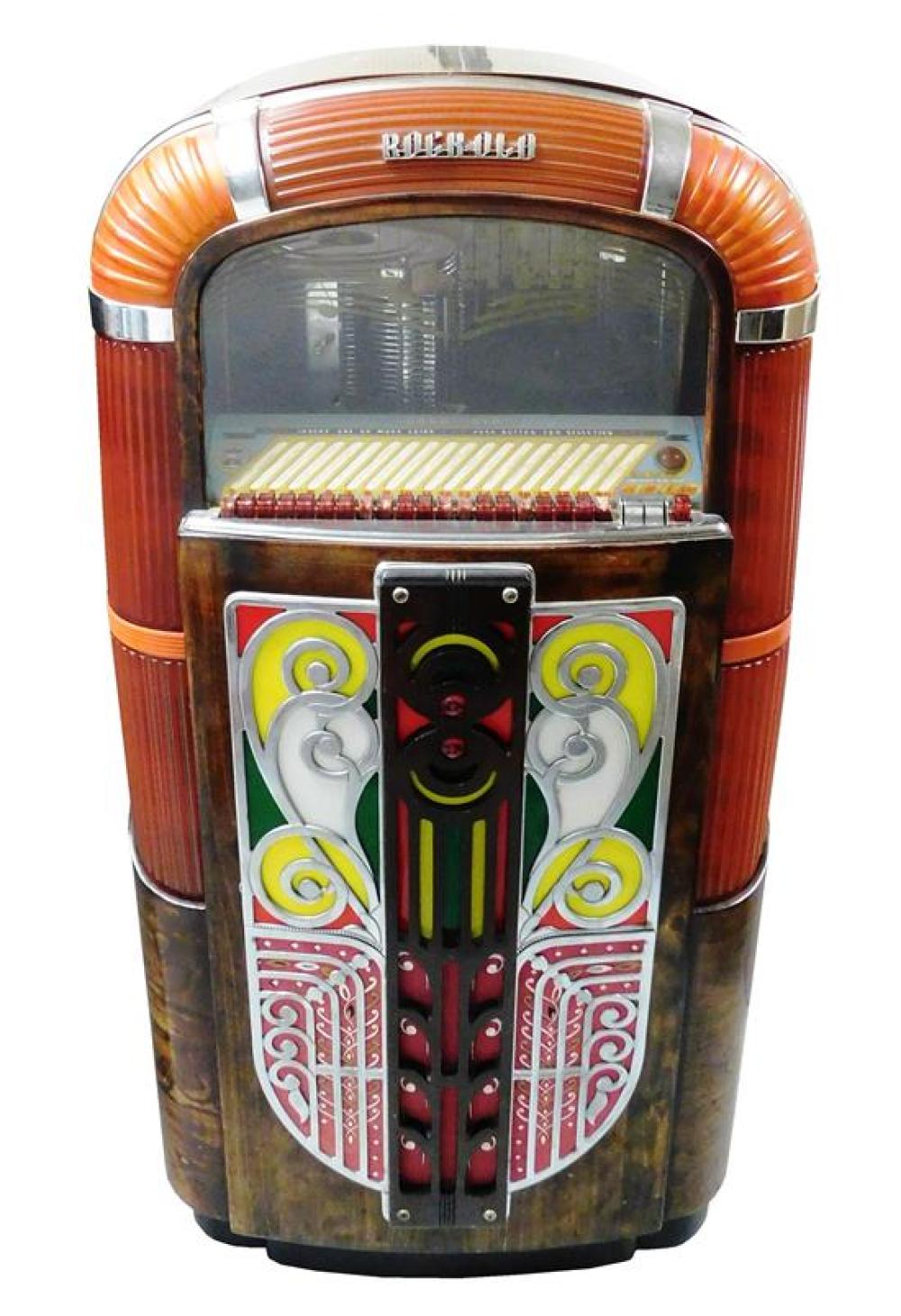 Appraisal: Rock-Ola Jukebox mid- s series F model serial number coin