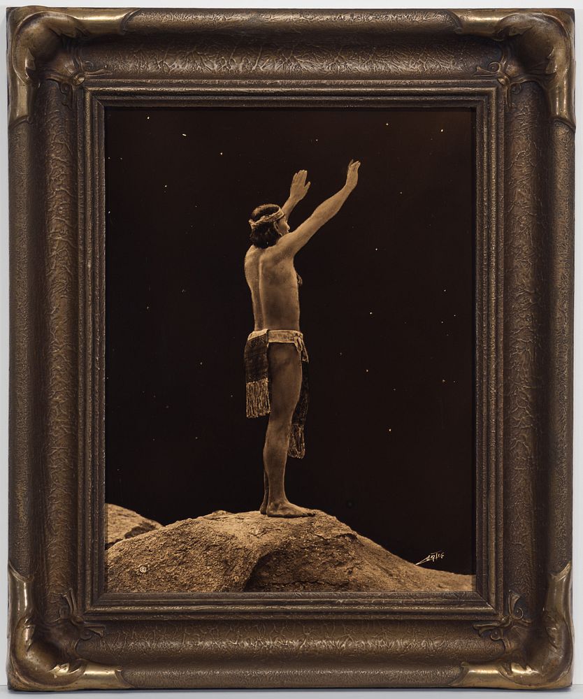 Appraisal: Edward Curtis Prayer to the Stars ca Edward S Curtis