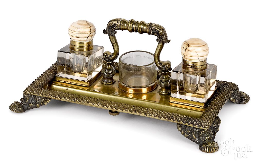 Appraisal: Important Charles Dickens presentation inkwell Exclusive on Bidsquare Important Charles