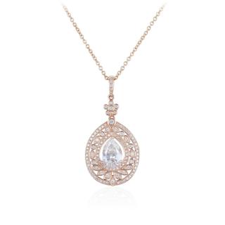 Appraisal: A Featuring a centered pear-shaped brilliant-cut diamond weighing carats with