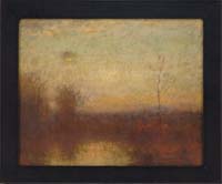 Appraisal: BRUCE CRANE American - AUTUMN SUNSET A fine oil on