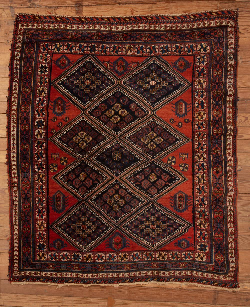 Appraisal: Afshar Rug Southwest Persia c ft in x ft in