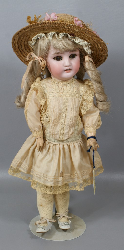 Appraisal: Bisque Head Doll incised CM Bergmann Simon and Halbig with