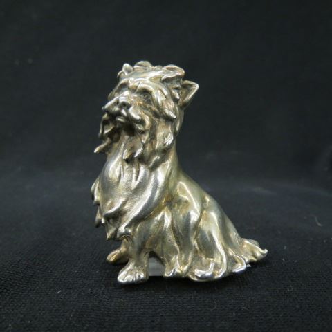 Appraisal: Sterling Silver Figure of a Dog tall