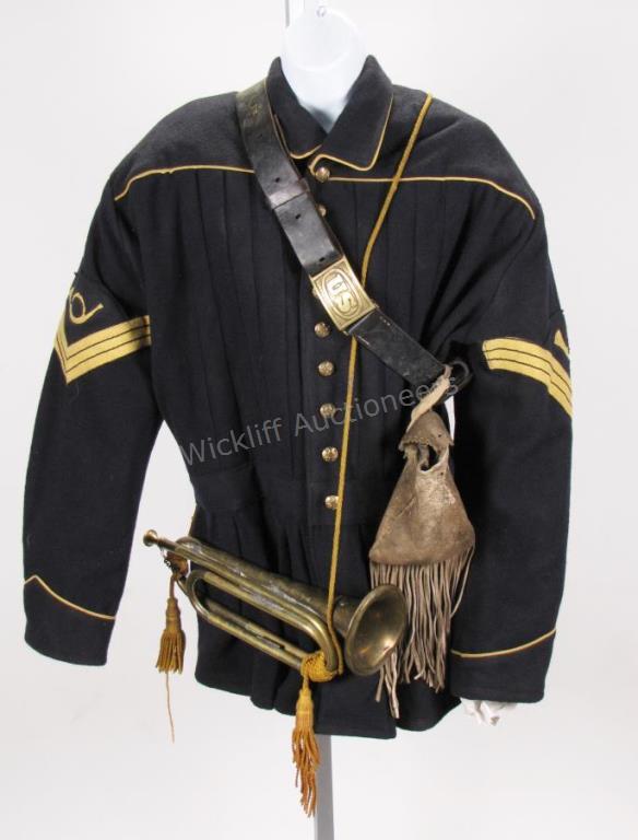 Appraisal: A wool jacket ca early th century with Sargent chevrons