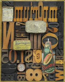 Appraisal: KAPLAN Leo Mixed Media Assemblage Signed with backward relief within