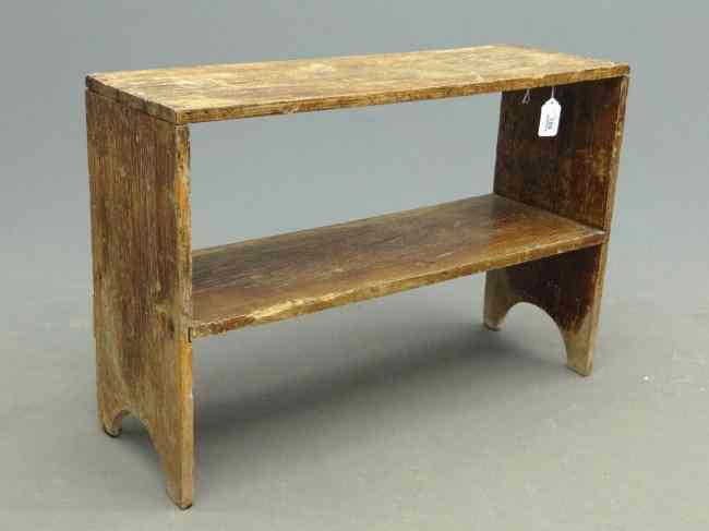 Appraisal: th c grain painted bucket bench '' W '' D