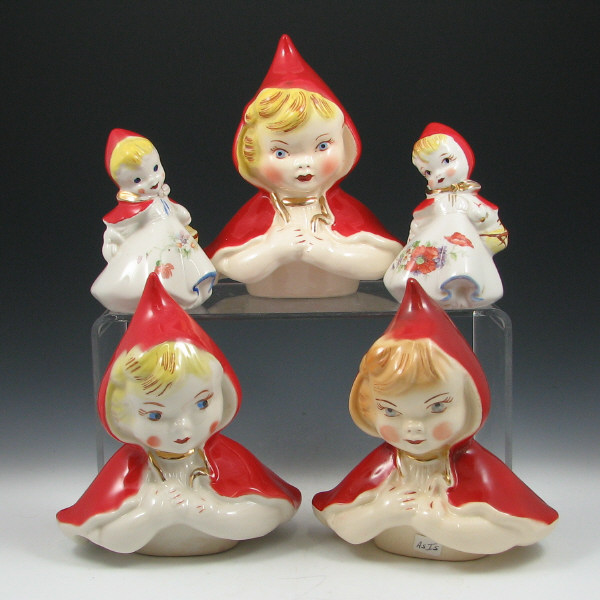 Appraisal: Hull Little Red Riding Hood - Cookie Jar Lids Lot