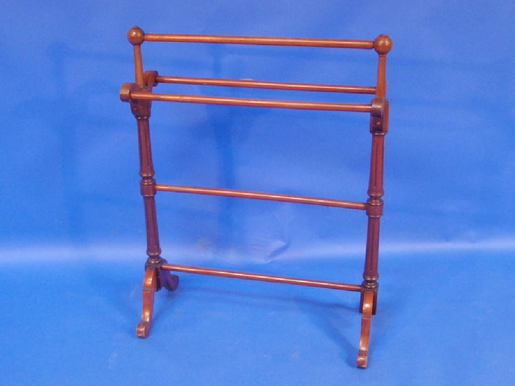 Appraisal: A Victorian towel rail