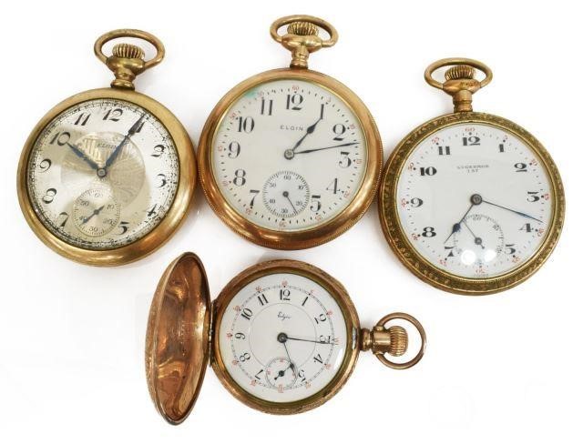 Appraisal: lot of American Elgin National Watch Company gold-filled gold-plated pocket