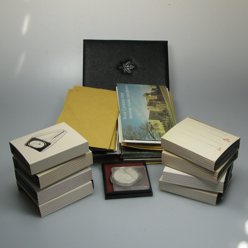 Appraisal: Uncirculated Canadian Coin Sets Canadian double dollar proof set Canadian