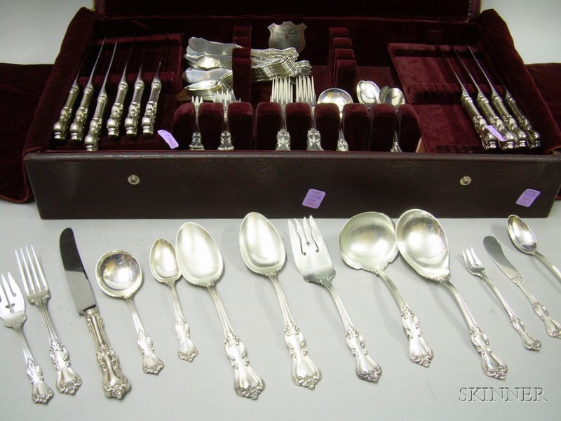 Appraisal: Reed Barton Sterling Silver Partial Flatware Service for Twelve Marlborough