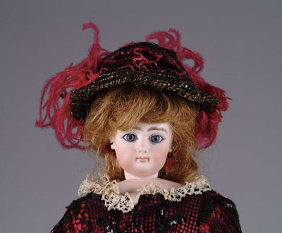 Appraisal: FRENCH FASHION DOLL A nice example of a swivel neck