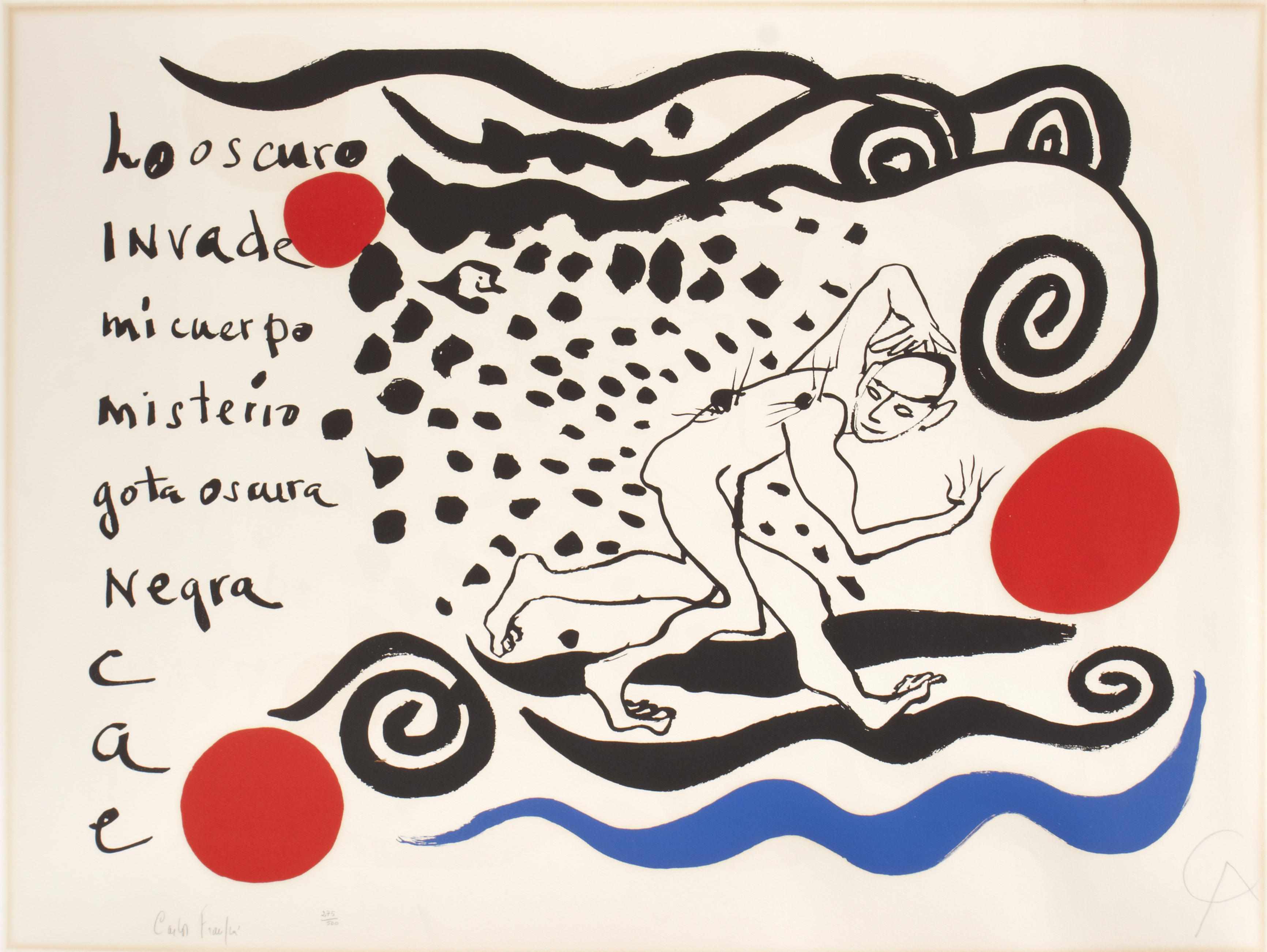 Appraisal: Alexander Calder American - and text by Carlos Franqui Cuban